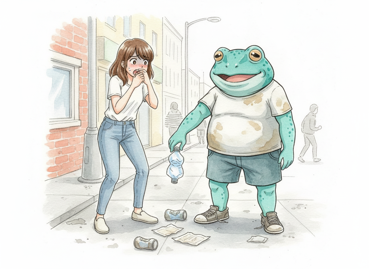 ママニタヨリッパナシガエル feature 2