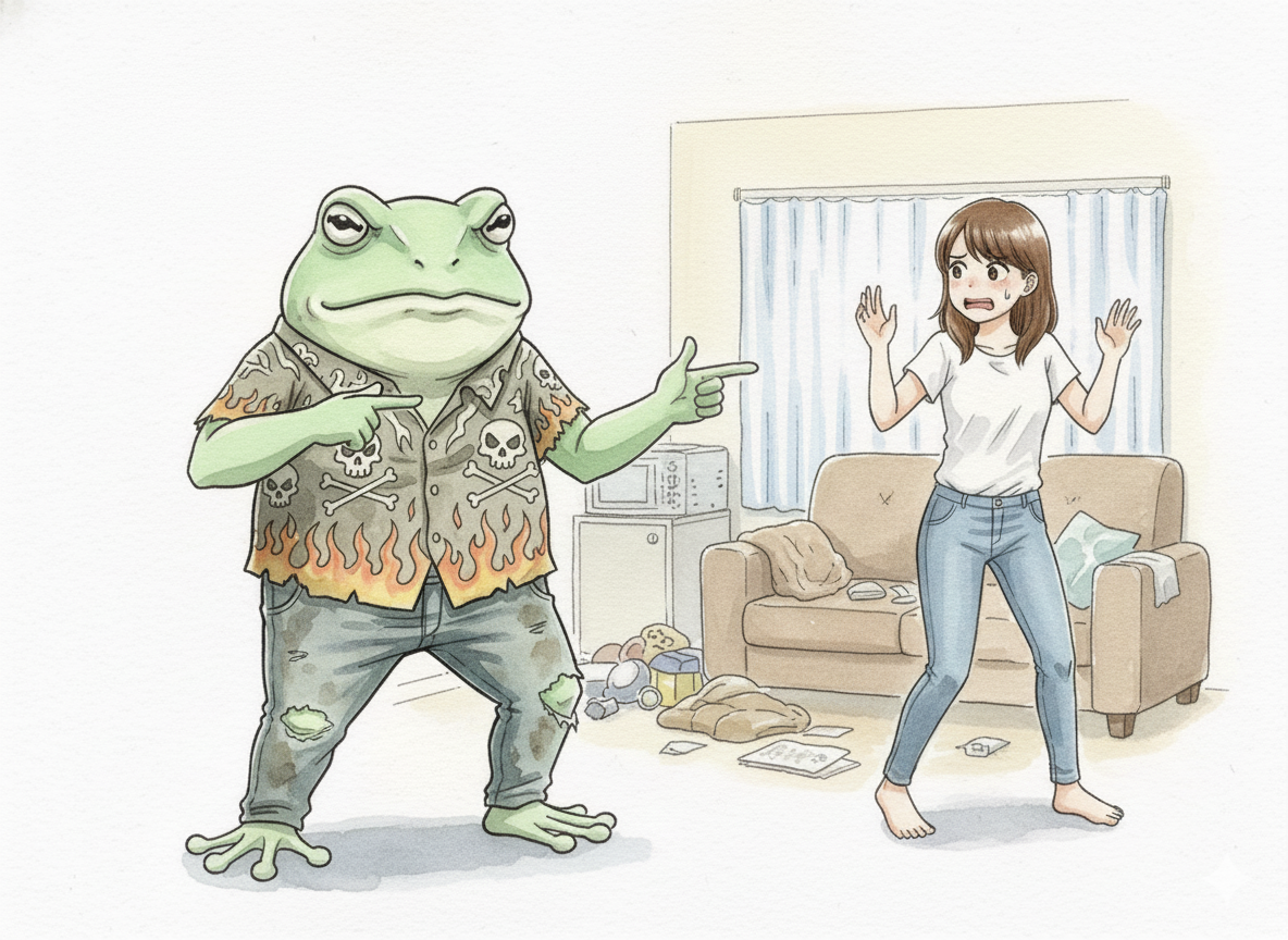 ハンシャカイテキガエル feature 2