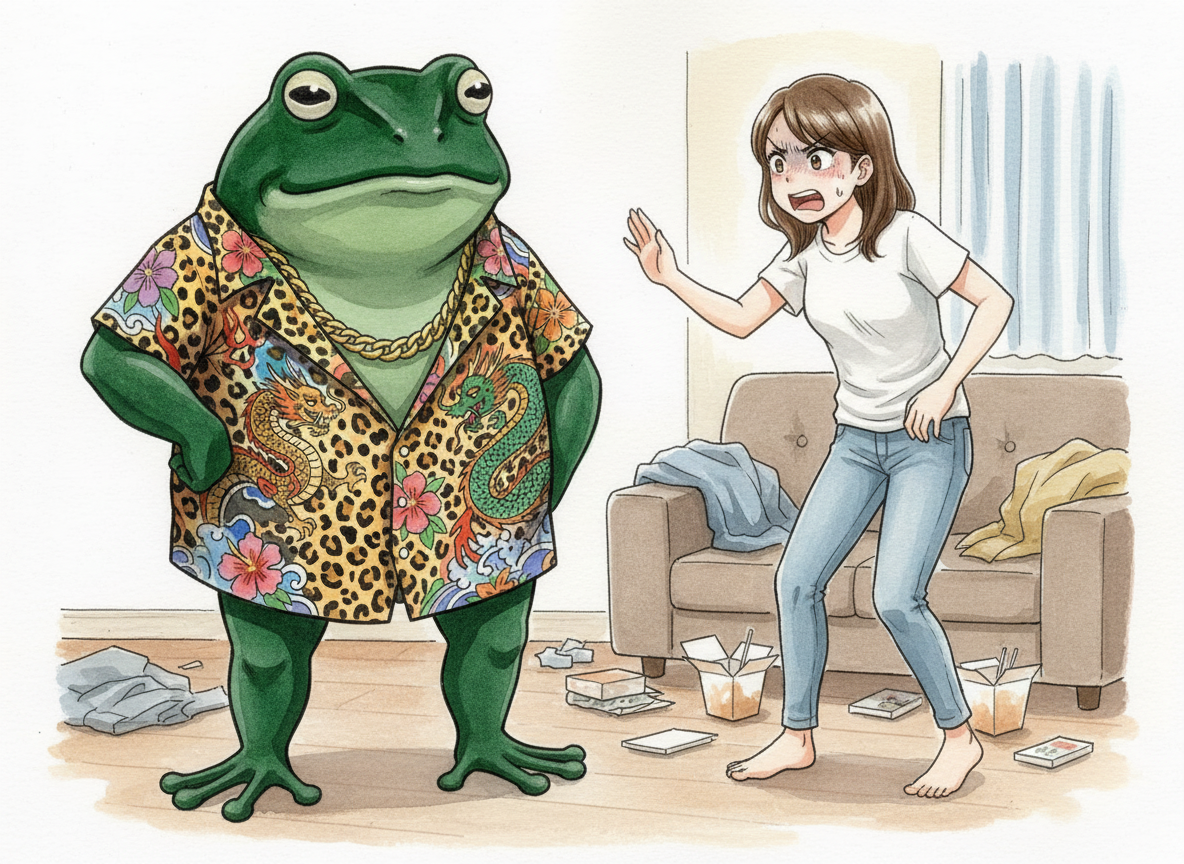 オラオラチンピラガエル feature 2