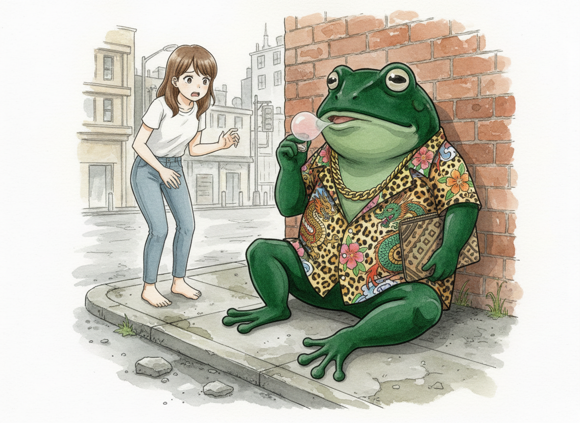 オラオラチンピラガエル feature 3