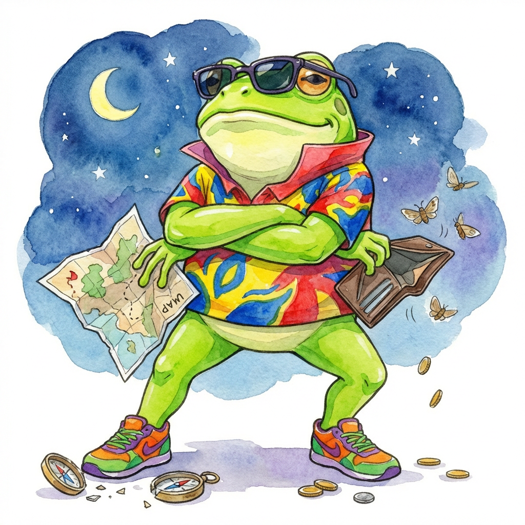 「殿様」気取りで態度はデカイが、実際には方向音痴で計画性ゼロ。根拠のない自信に満ち溢れているが、財布の中身は空っぽ。トラブルが起きると他人のせいにする。